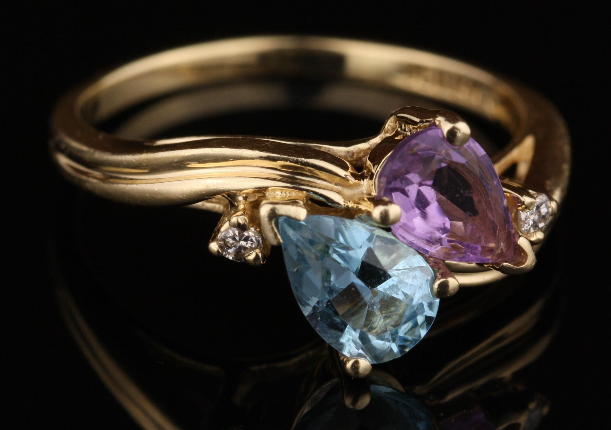 AmethystBlueTopazRing1 Good Fortune Jewelry