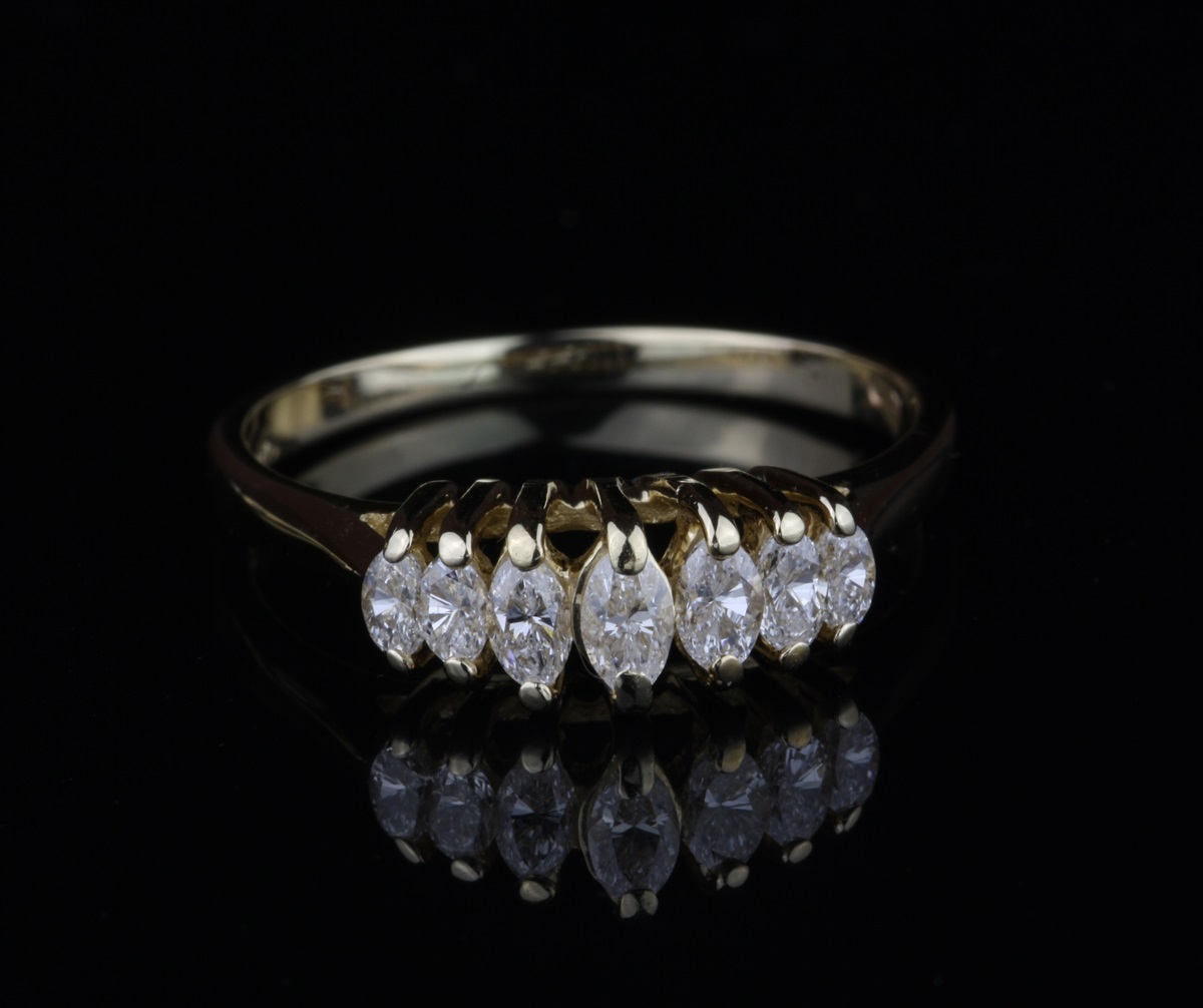 Pre-Owned Marquise Diamond Band