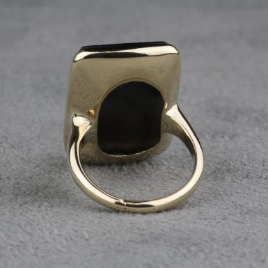 Vintage-14-Karat-Gold-Diamond-Black-Onyx-Ring