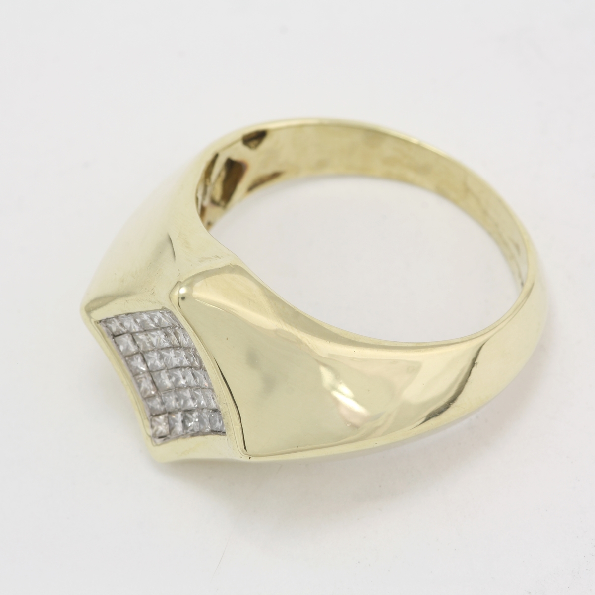 Pre-Owned 14k Invisible Set Diamond Ring