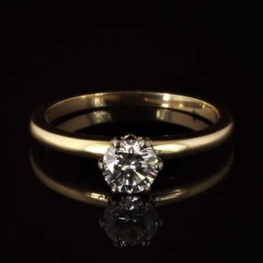 Pre-owned 14k Yellow Gold Diamond Engagement Ring