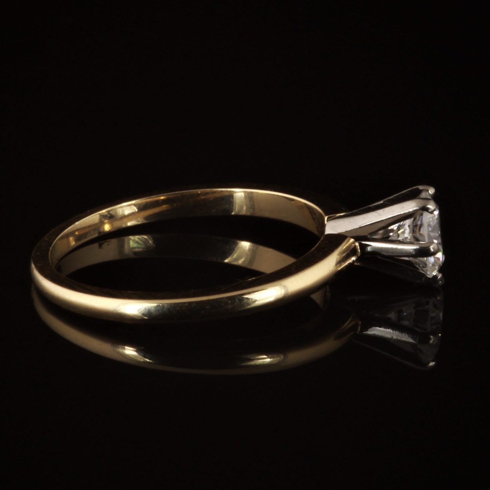 Preowned 14k Yellow Gold Diamond Engagement Ring