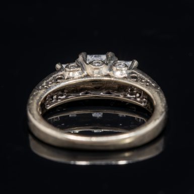 Pre-Owned 14k three stone diamond ring