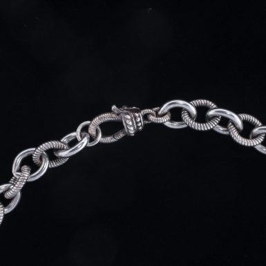 Pre-Owned Sterling Silver O-Link Chain