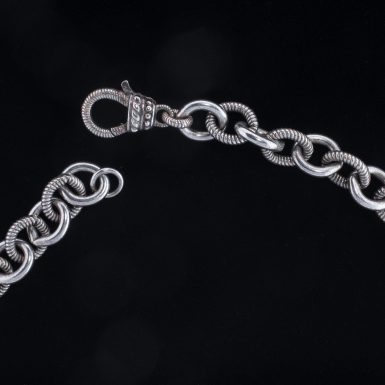 Pre-Owned Sterling Silver O-Link Chain