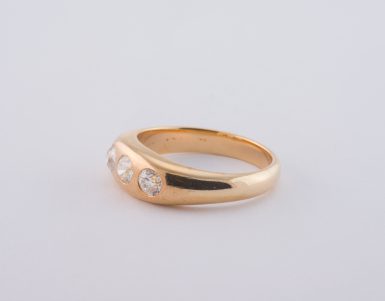 Vintage 14k Old European Cut Diamond Ring