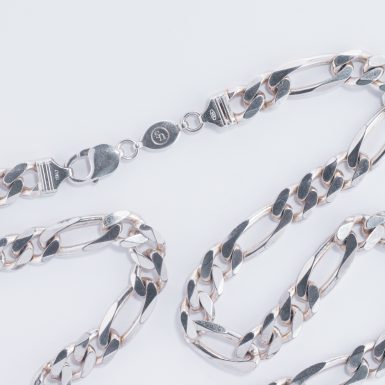 Pre-Owned Sterling Silver Figaro-Link Chain