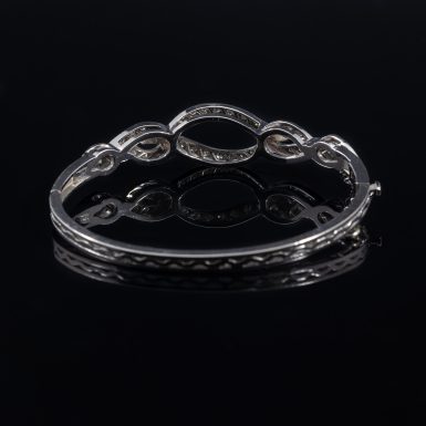 Pre-Owned 14K Diamond Bangle Bracelet