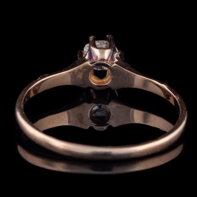 Antique 10K Diamond Engagement Ring