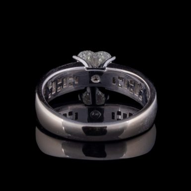 Pre-Owned 14K Heart Diamond Engagement Ring