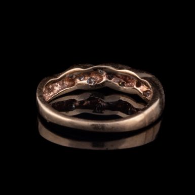 Pre-Owned 14K Diamond Shrimp Ring