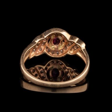 Pre-Owned 14K Ruby and Diamond Ring