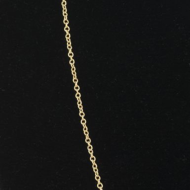 14K Tiffany Style 18 Inch Chain