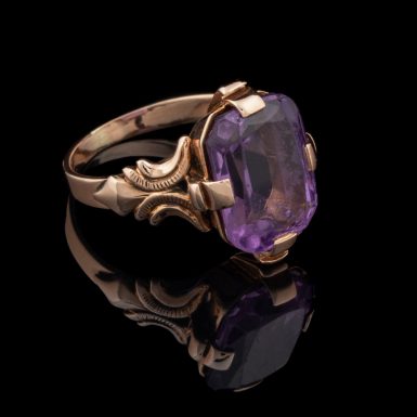 Victorian 14K Amethyst Ring