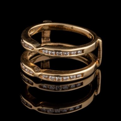 Pre-Owned 14K Diamond Insert Ring