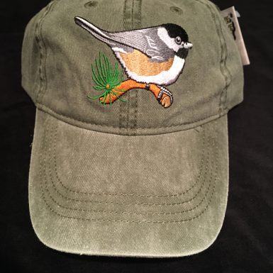 Black-Capped Chickadee Embroidered Hat