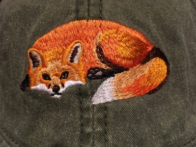Fox Embroidered Hat