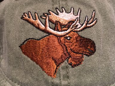 Moose Embroidered Hat