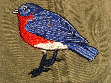 Bluebird Embroidered Hat