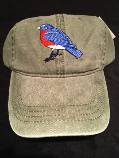 Bluebird Embroidered Hat