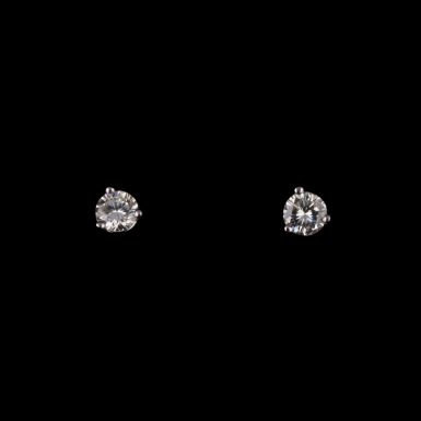 Martini Set 14K Diamond Stud Earrings