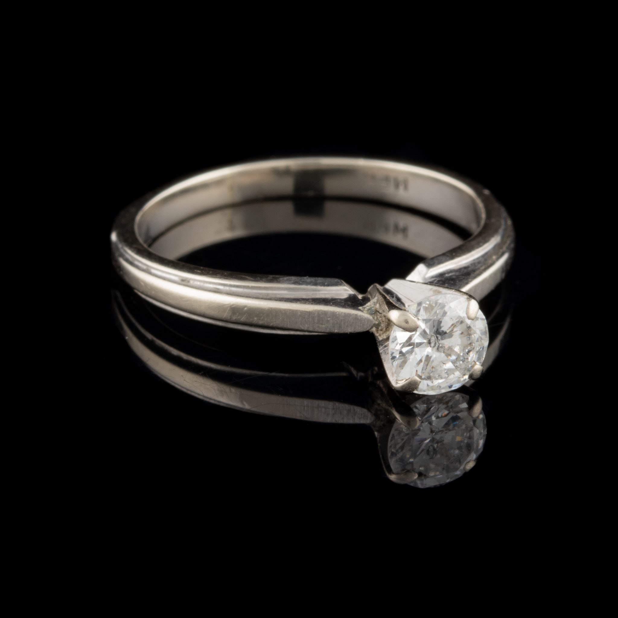 Pre-Owned 10K One Third Carat Diamond Solitaire Ring