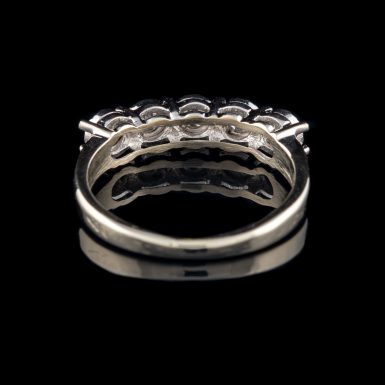 Pre-Owned 10K Five-Diamond Illusion Ring
