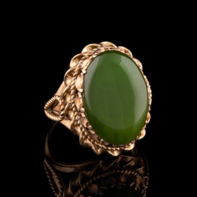 Pre-Owned 14K Nephrite (Jade) Ring