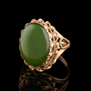 Pre-Owned 14K Nephrite (Jade) Ring