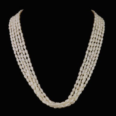 Vintage 18k Tiffany & Co. Paloma Picasso 4 Strand Pearl Necklace