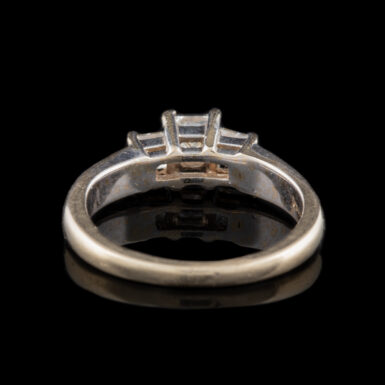 Pre-Owned 14K Princess Cut 3-Diamond Ring