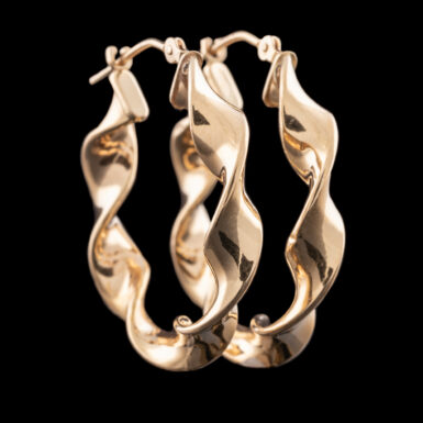 Pre-Owned Gold Hoop Earrings