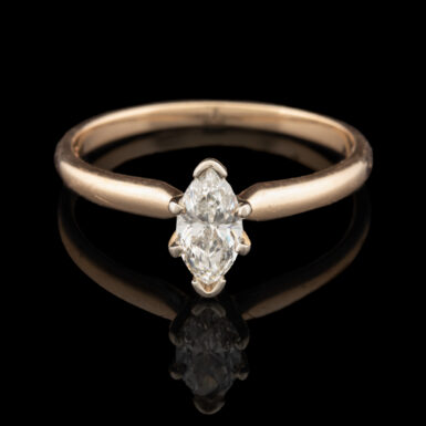 Pre-Owned 14K Marquis Diamond Solitaire Ring
