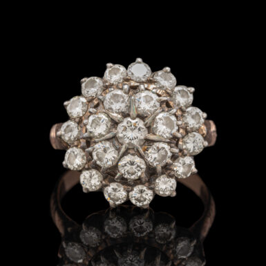 Pre-Owned Vintage-Style 10K Diamond Cluster Ring