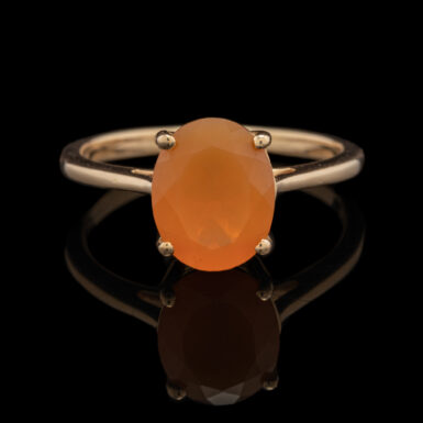 Pre-Owned 10K Fire Opal Ring