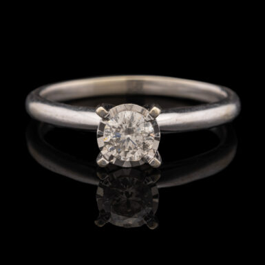 Pre-Owned Half Carat Diamond Solitaire Ring