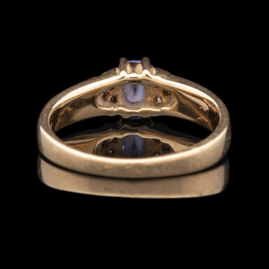 Pre-Owned Tanzanite and Lab Created Opal in 14K