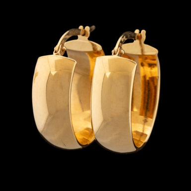 Pre-Owned 18k Gold Hoop Earrings