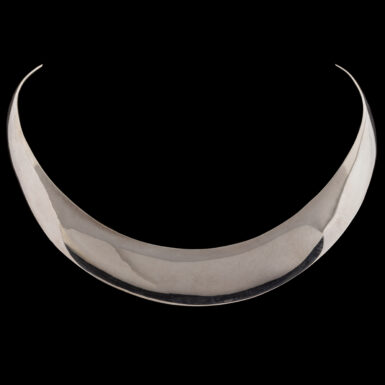 Pre-Owned Graduated Sterling Silver Collar