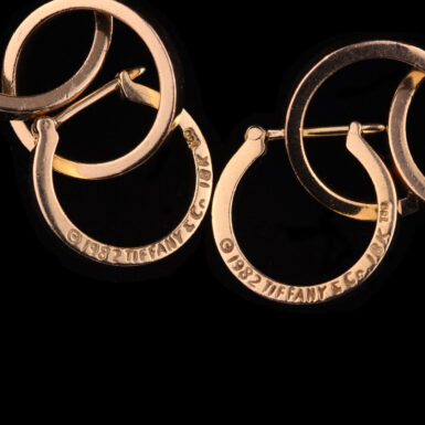 Vintage Triple Hoop Earrings By Paloma Picasso for Tiffany & Co.